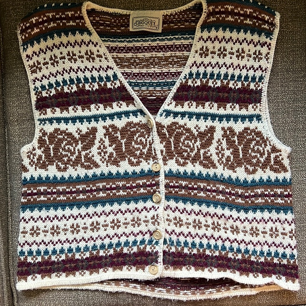 Vintage sweater vest